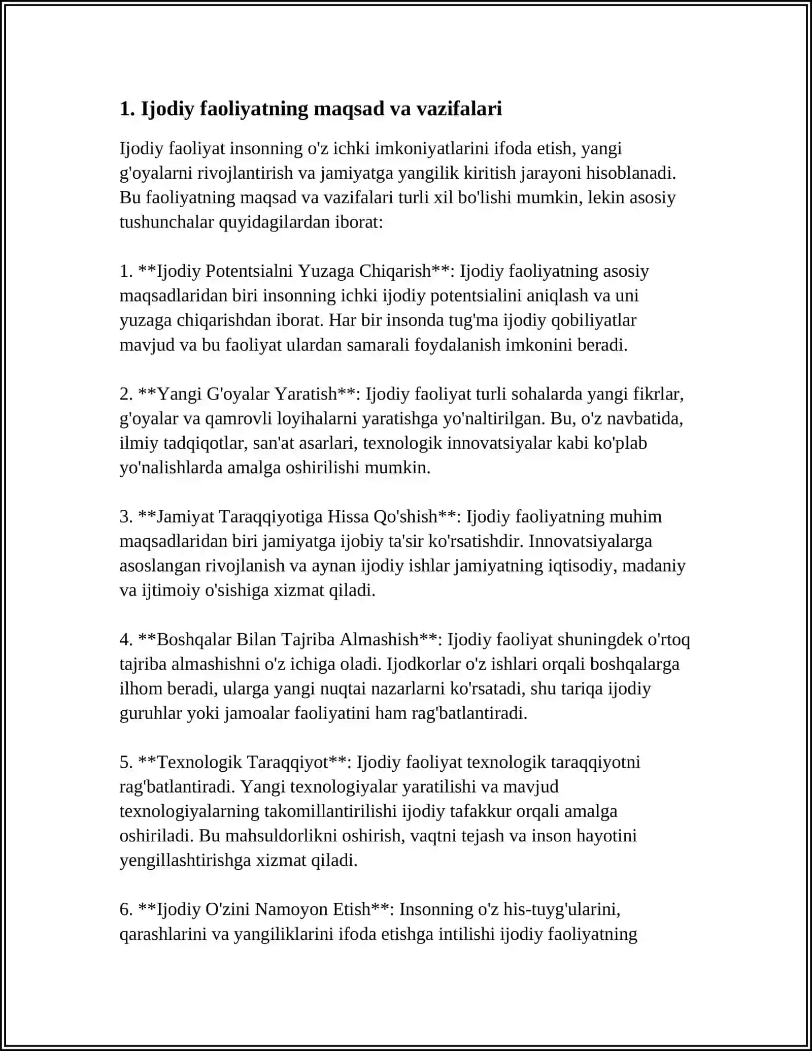 MAKTABGACHA TAʼLIMDA BOLALARNING IJODIY FAOLIYATINI TASHKIL QILISH FAOLIYATI 3