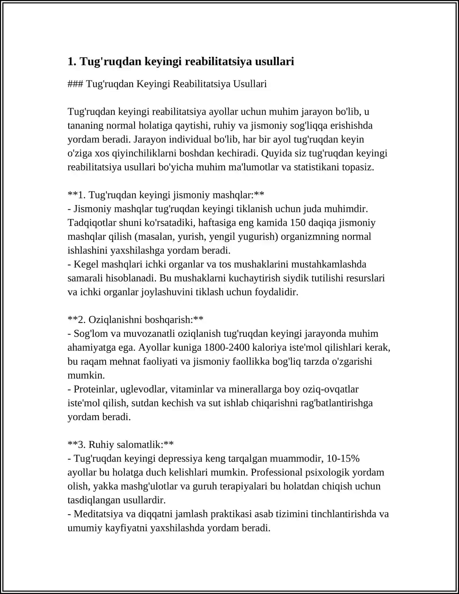 AKUSHERLIK VA GINIKALOGIYADA TIBBIY REABLITATSIYA USULLARI 3