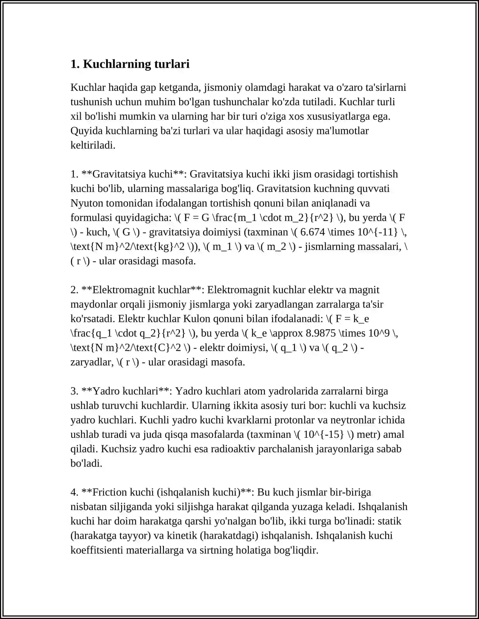 STATIKA ELEMENTLARI 3