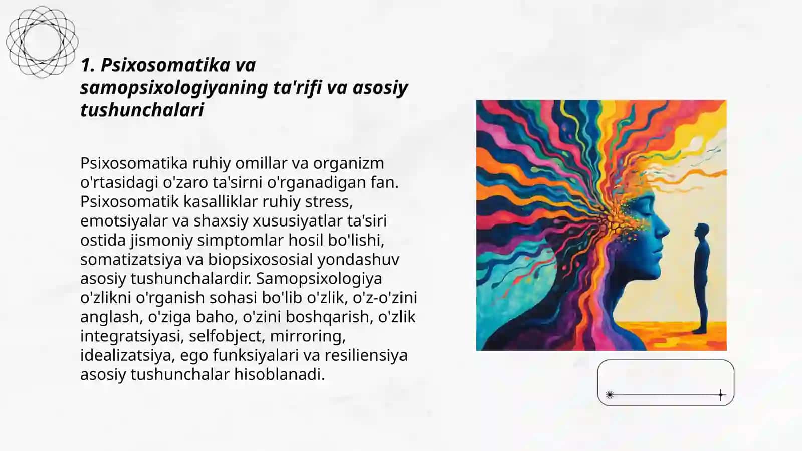 Psixosomatika va samopsixologiya mavzusi 3