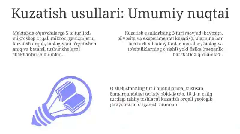 Kuzatish usullari 3