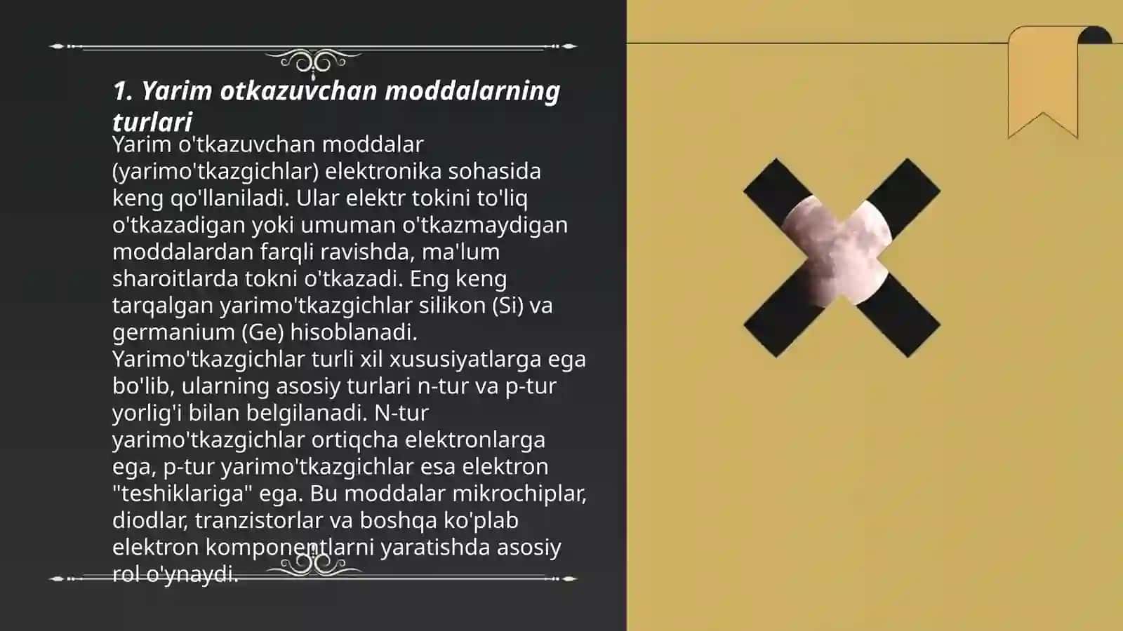Yarim otkazuvchan va ota otkazuvchan moddalar 3