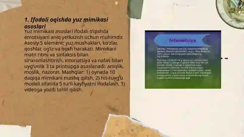 Ifodali oqishda yuz ifodasi va harakat 3