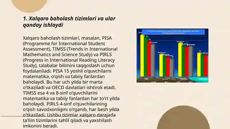 Xalqaro va milliy baholash mohiyati va mezonlari 3