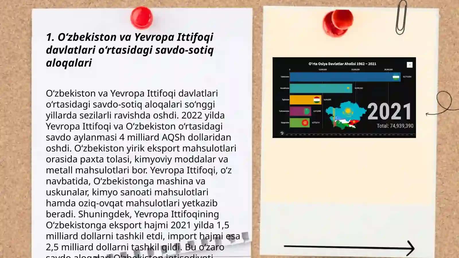 O‘zbekistonning Yevropa ittifoqi davlatlari bilan istiqbolli hamkorliklari 3