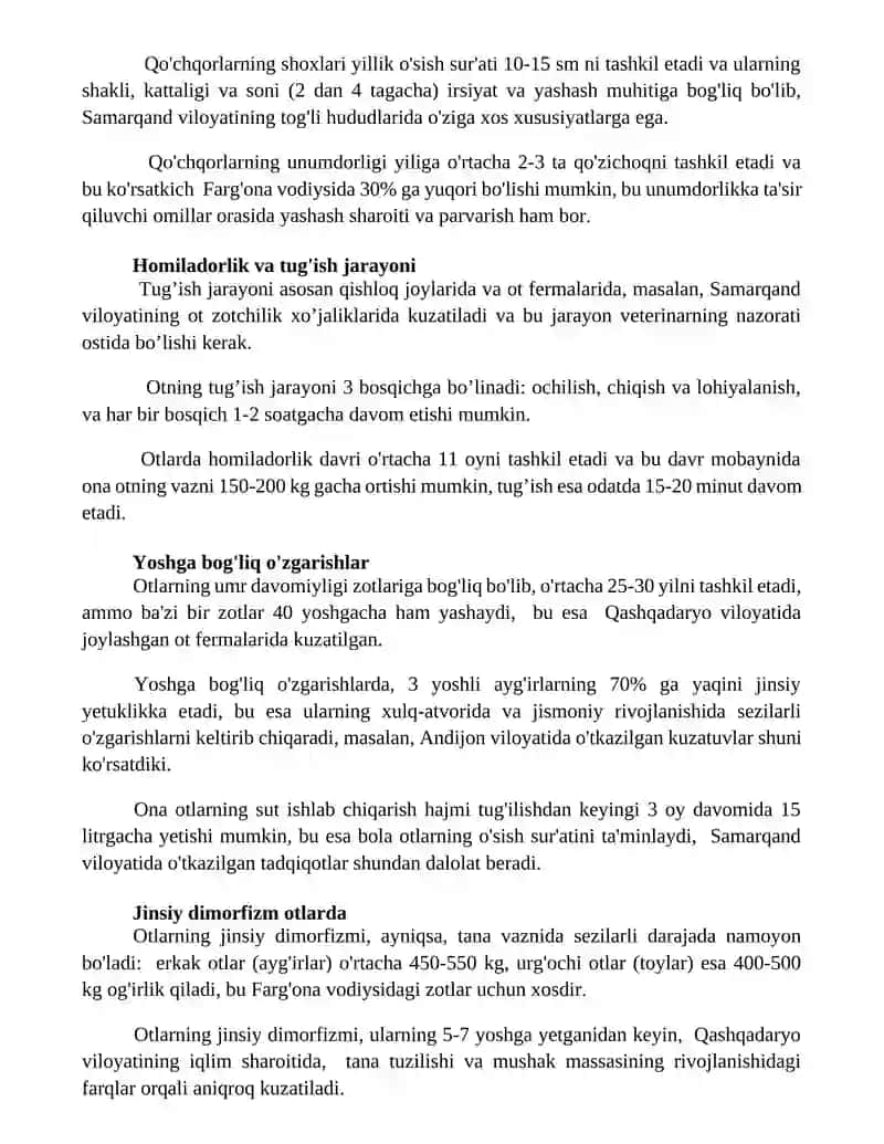 Mujskoy va jenskiy roddagi otlar 3