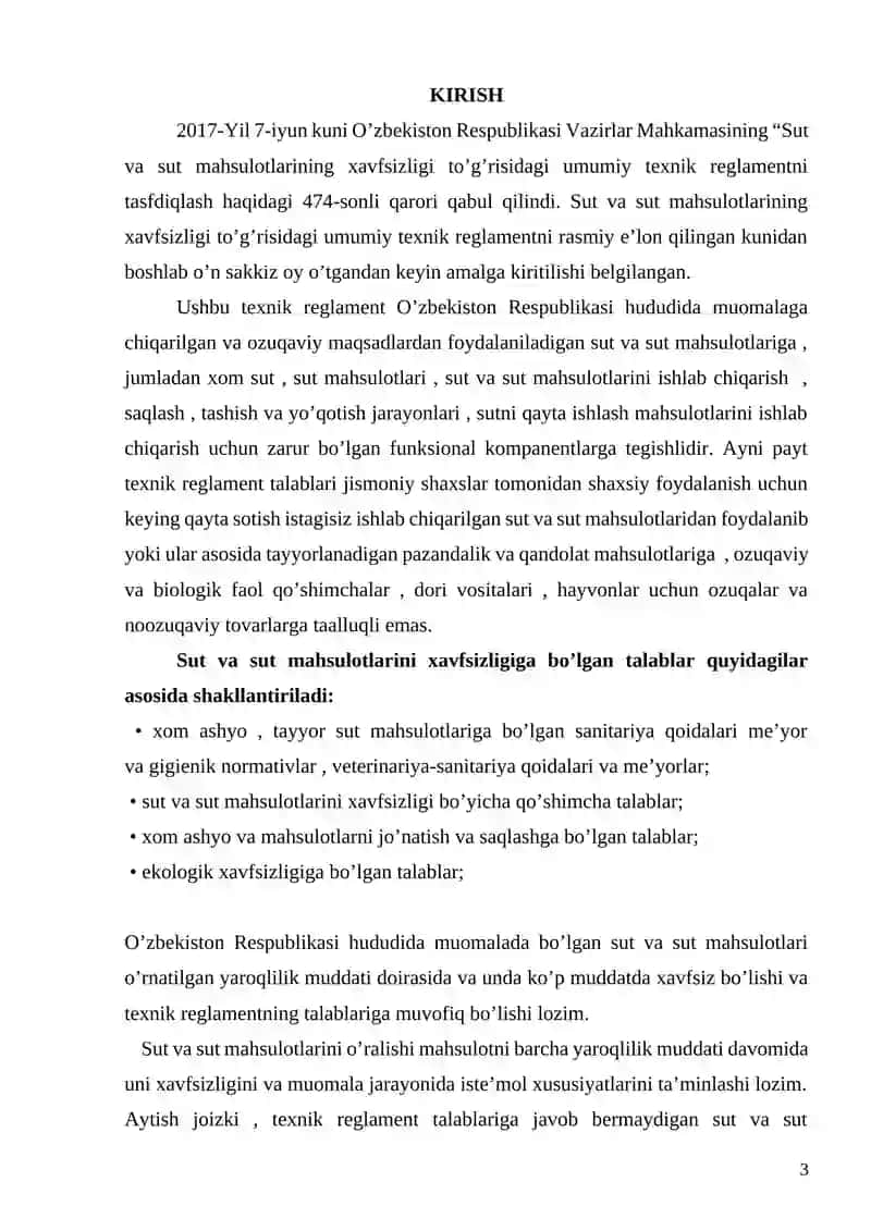 Smenada 3000 kg tvorog ishlab chiqarish texnologik liniyasini tashkil etish 3