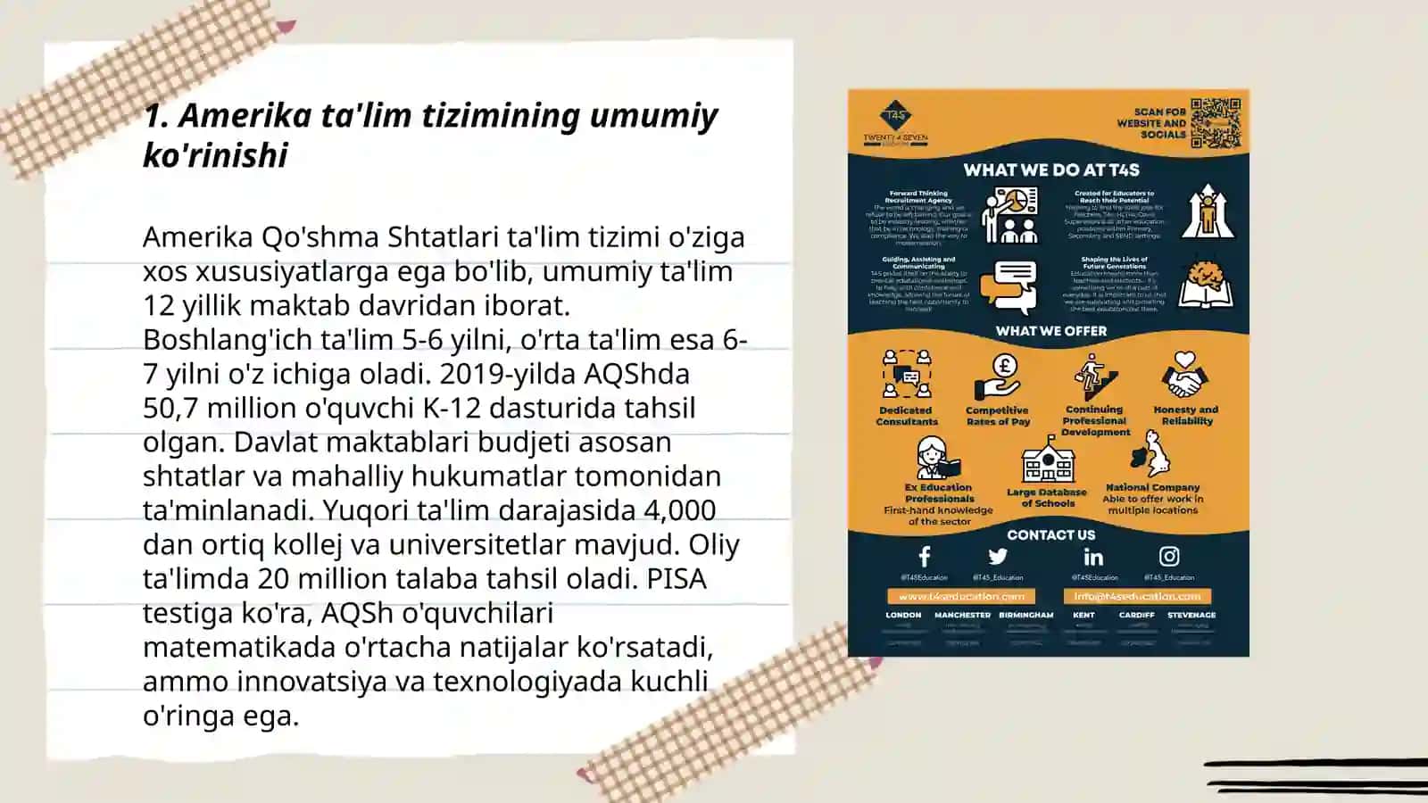 Amerika ta'lim tizimi haqida 3