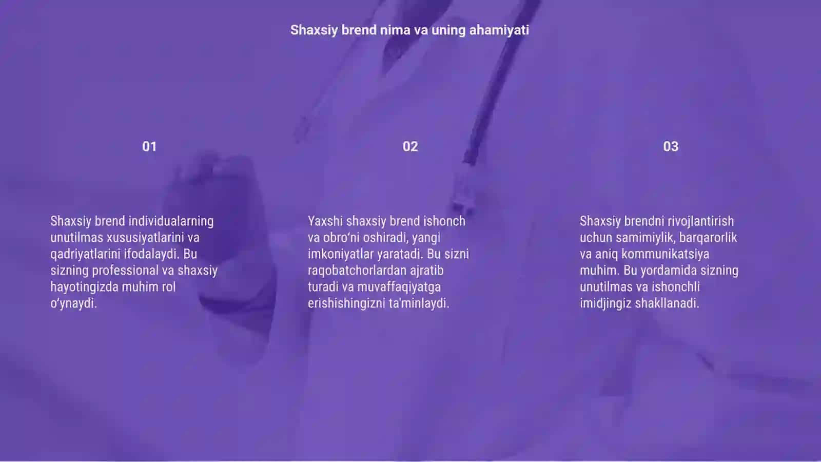 Shaxsiy brend va uning ahamiyati 3