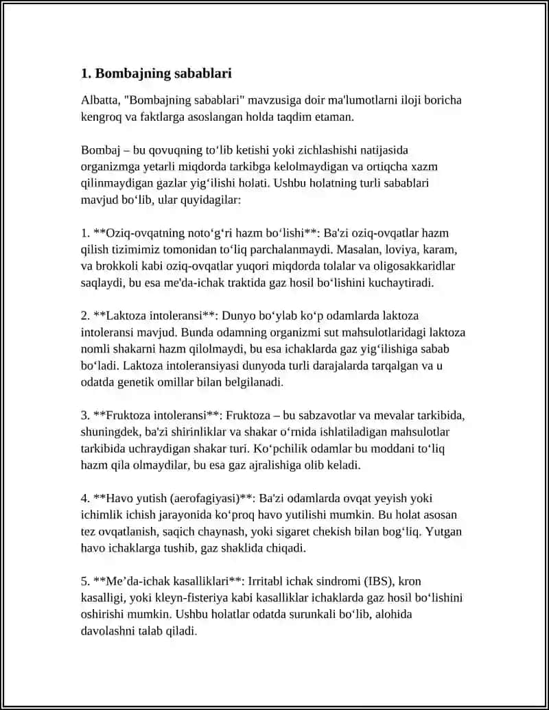FIZIK USULDA KANSERVALANGAN MAHSULOTLARDA UCHRAYDIGAN BUZILISH (BOMBAJ) TURLARI VA ULARNI BARTARAF ETISH 3