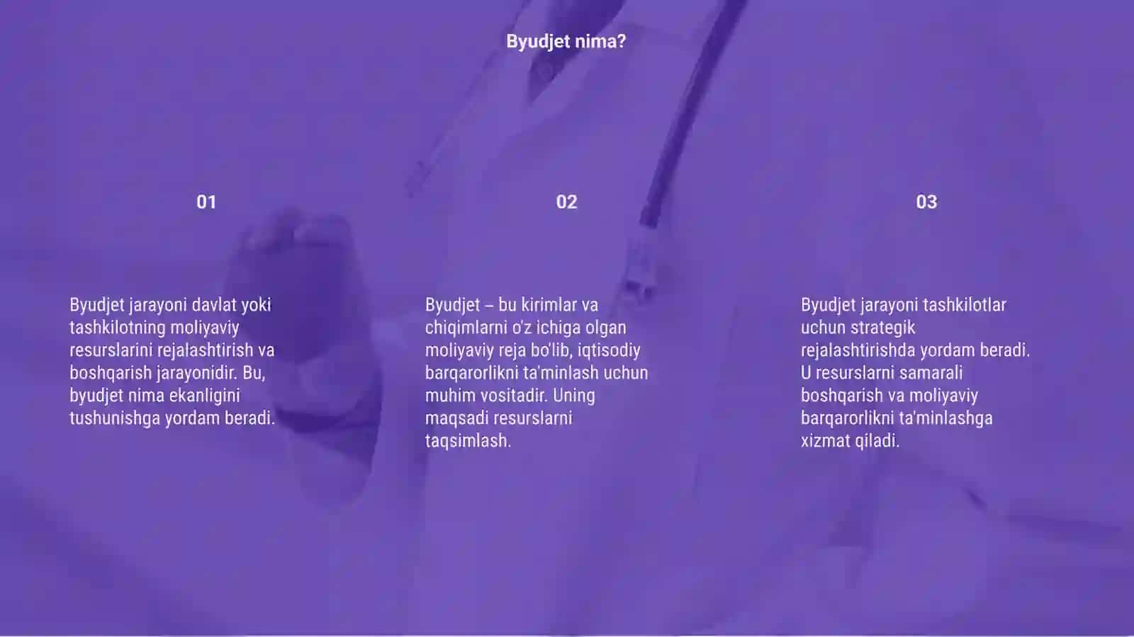 Byudjet jarayoni 3