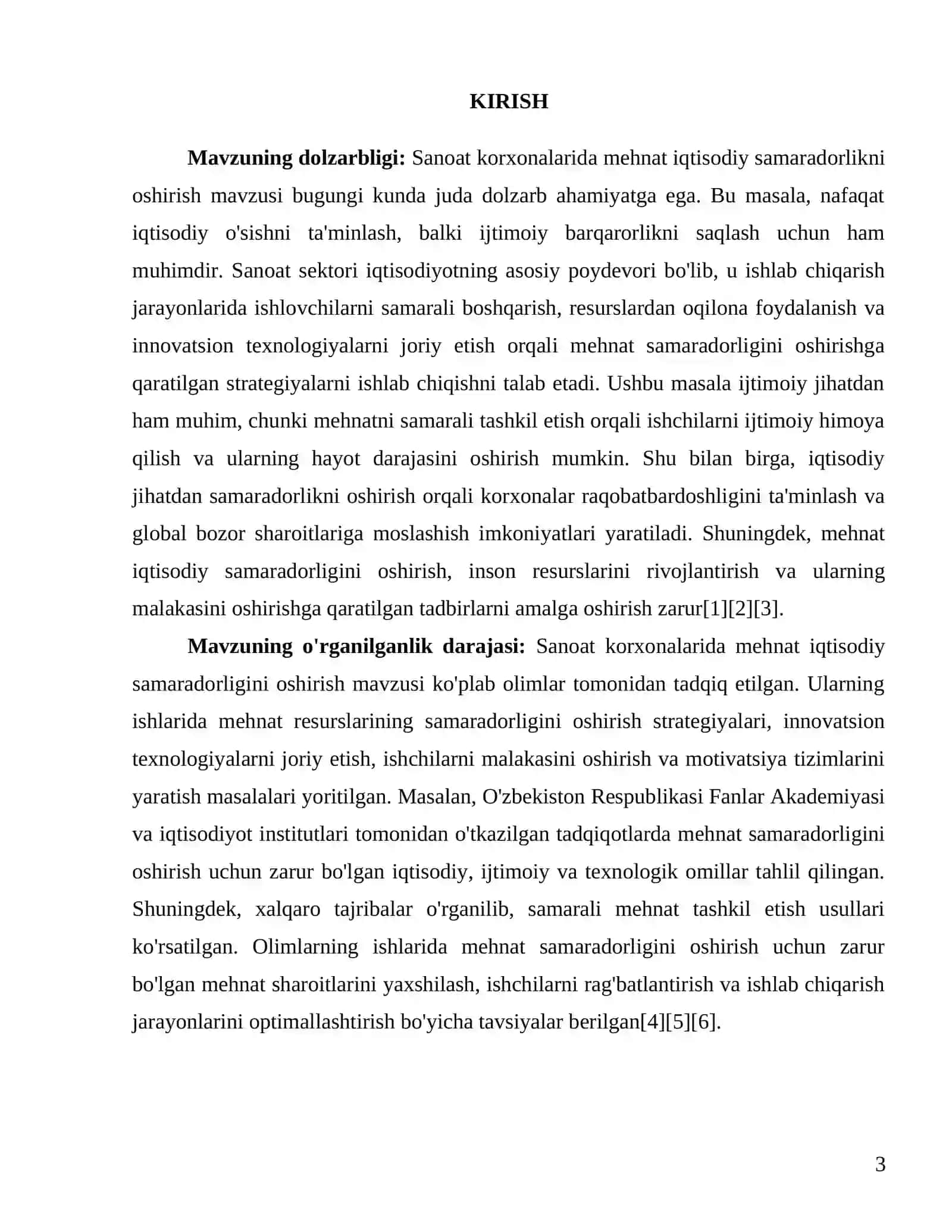 Sanoat korxonalarida mehnat iqtisodiy samaradorlikni oshirish 3