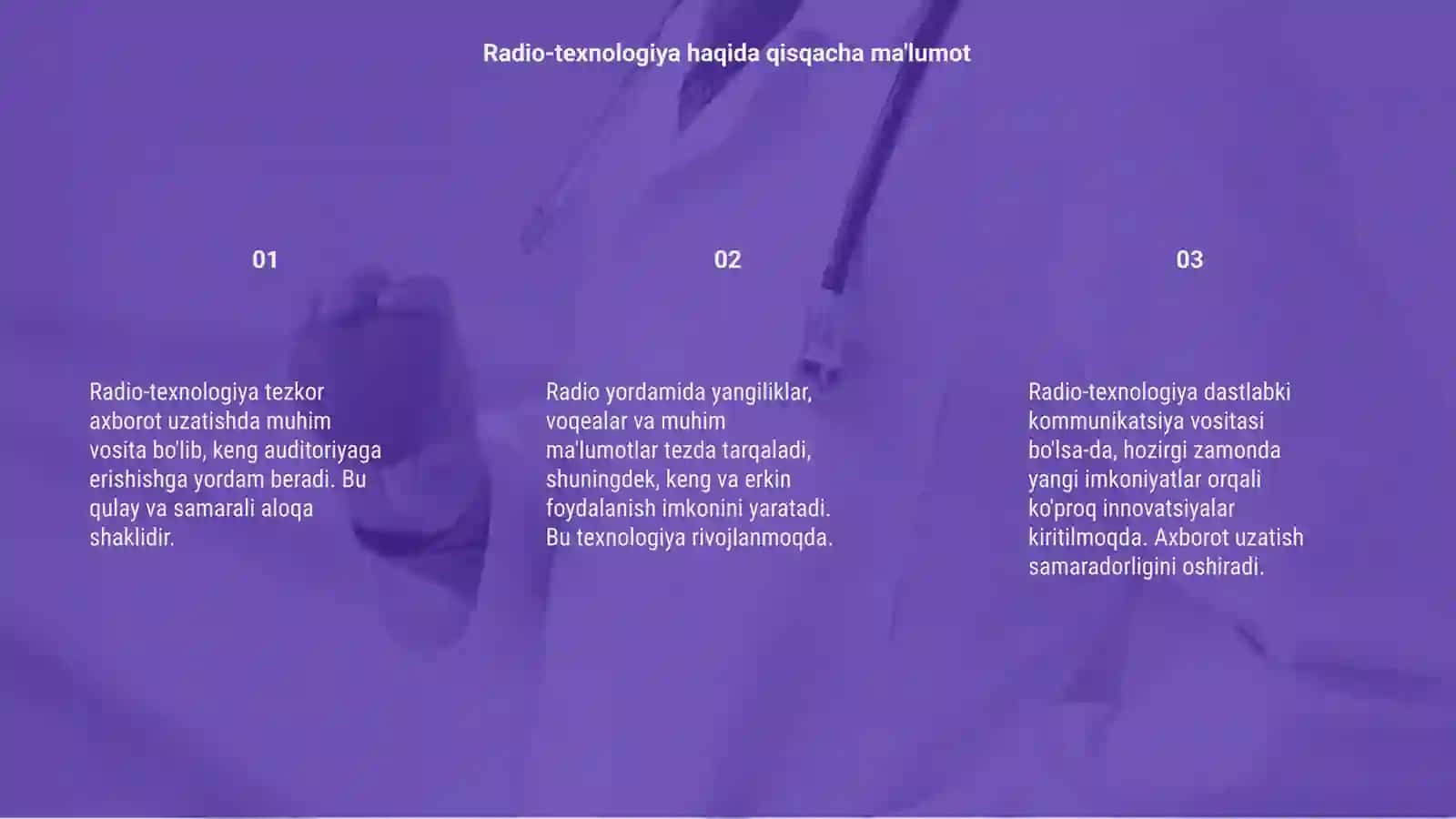 Radio-tezkor xabar berish va axborot tarqatish vositasi 3