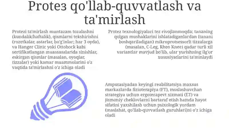 Amputatsiya protezlash nogironlar reablitatsiyasi 3