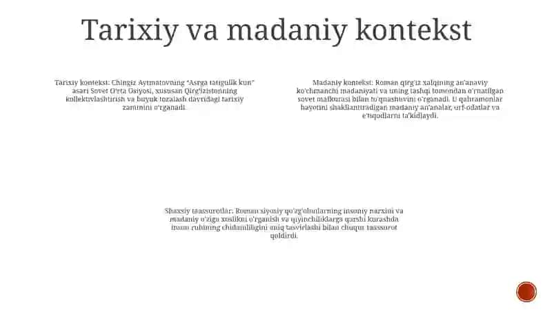 Asrga Tatigulik Kun Romanidan Olgan Taassurotlarim 3
