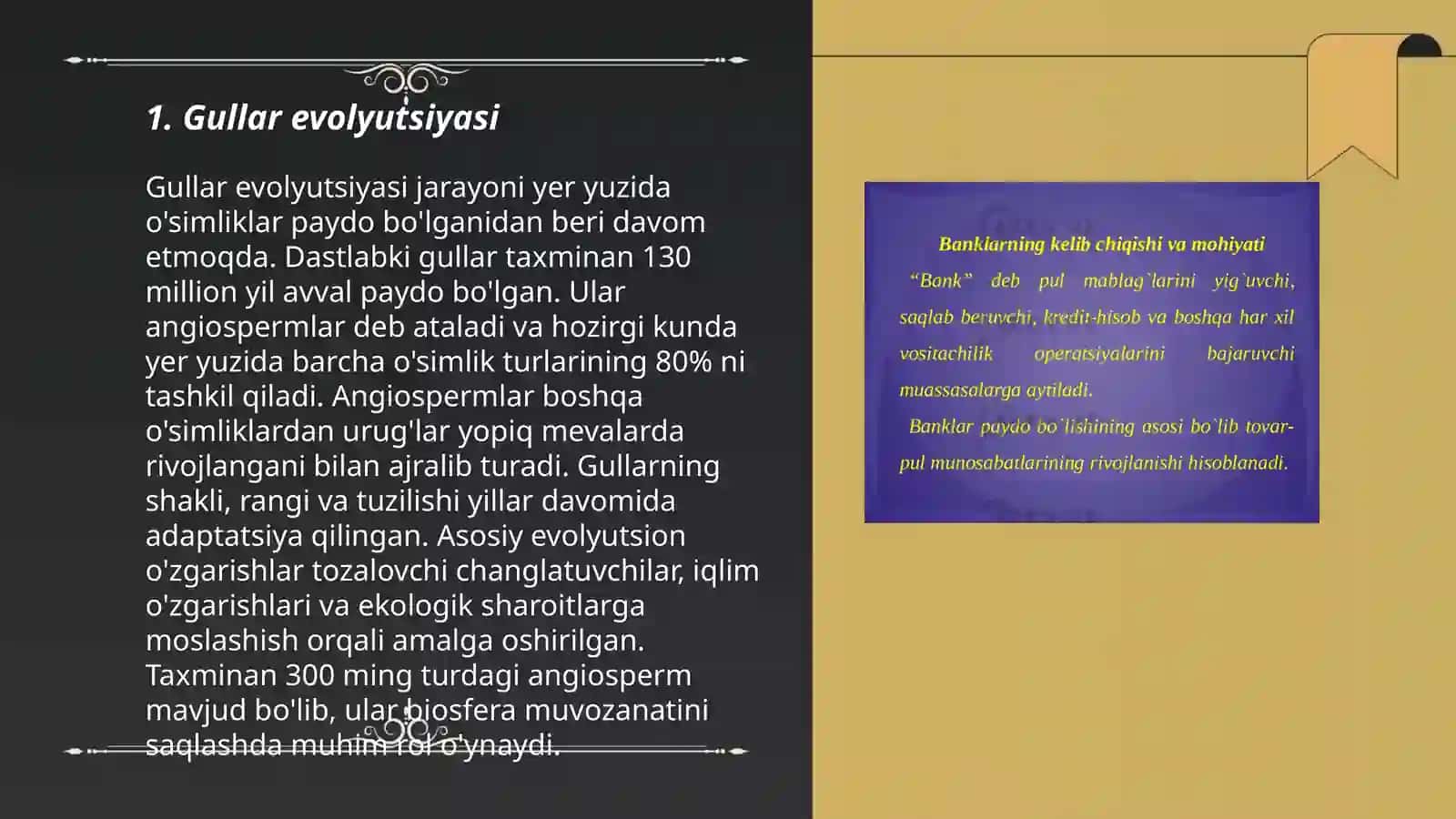 Gullarning kelib chiqishi vatuzilishi 3
