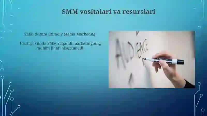 SMM nima va uning hozirgi kundagi oʻrni 3