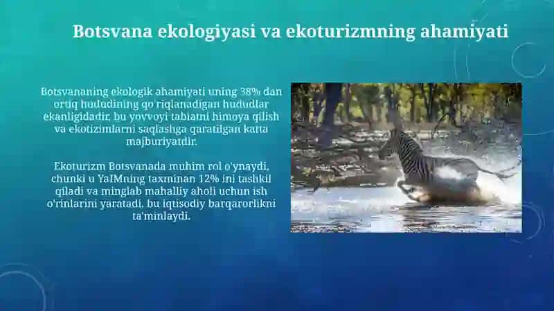 Botsvana ekologiyasi va ekoturizmi 3