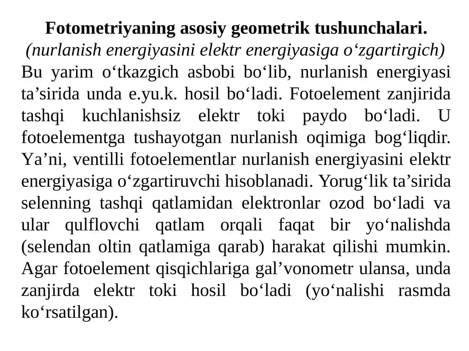 ELEKTR YORITISHDA O‘LCHASH USULLARI VA ASBOBLARI 3