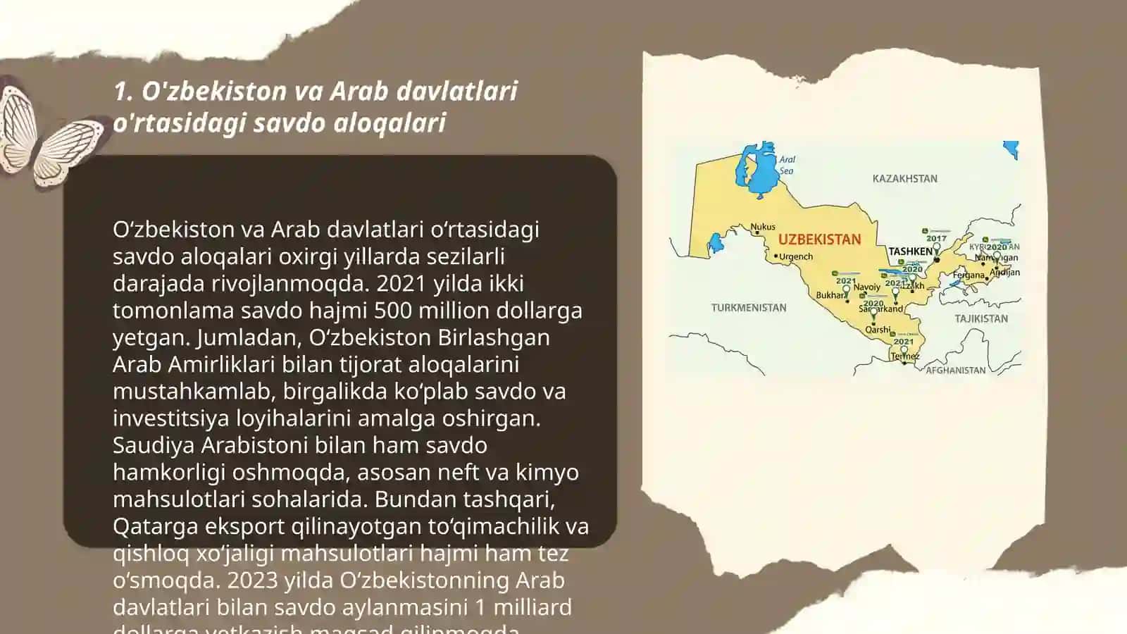 O'zbekiston va Arab davlatlari hamkorligi 3
