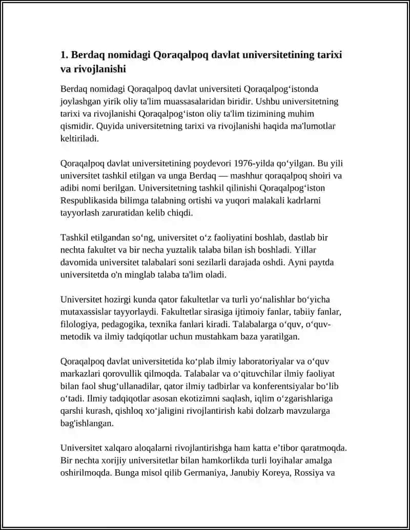 BERDAQ NOMIDAGI QORAQALPOQ DAVLAT UNIVERSITETI 3
