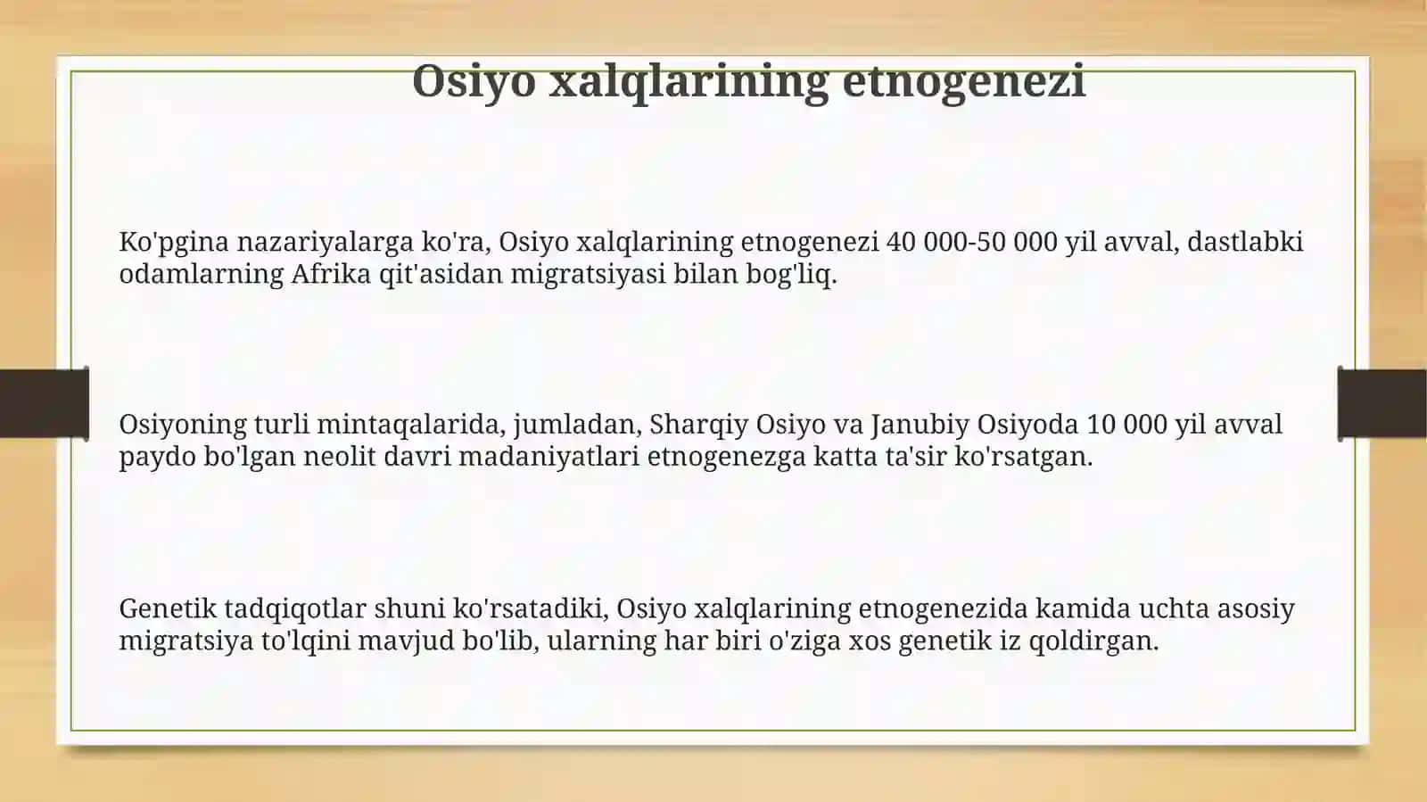 Osiyo xalqlari etnalogiyasi 3