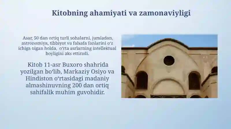 Abu Rayhon Beruniyng Hindiston asari 3