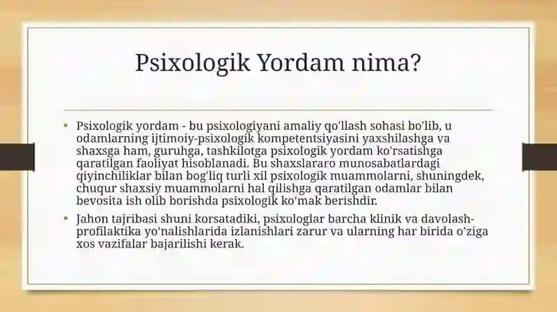 Sog’liqni Saqlash Tizimida Pisixologik Xizmatning O’ziga Xosligi 3