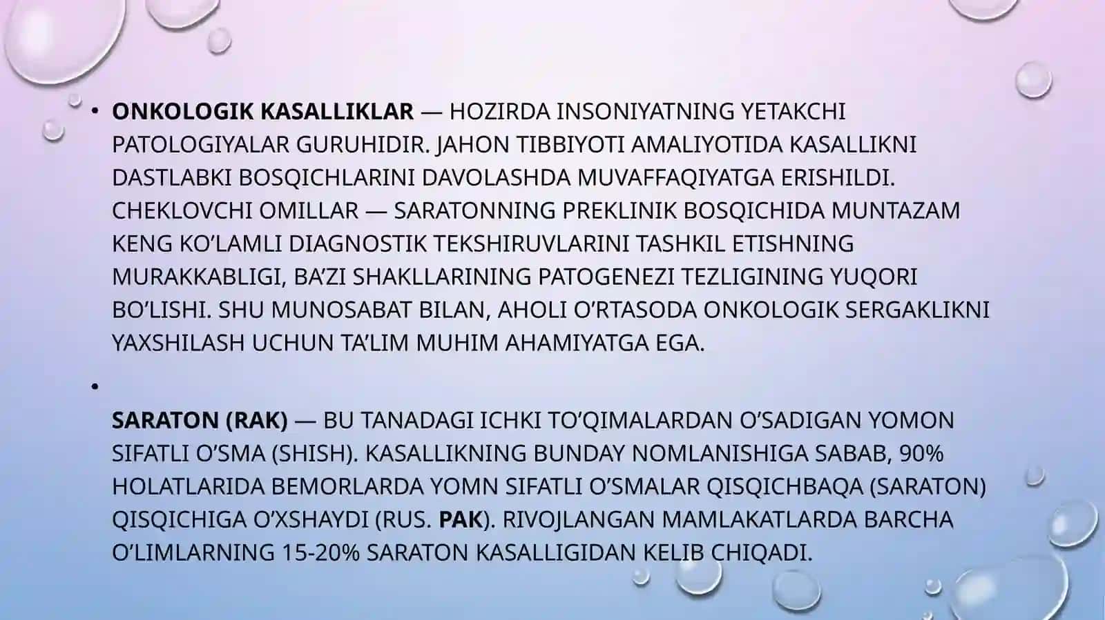Onkologik va yurak-qon tomir kasalliklarining epidemiologiyasi va profilaktikasi 3