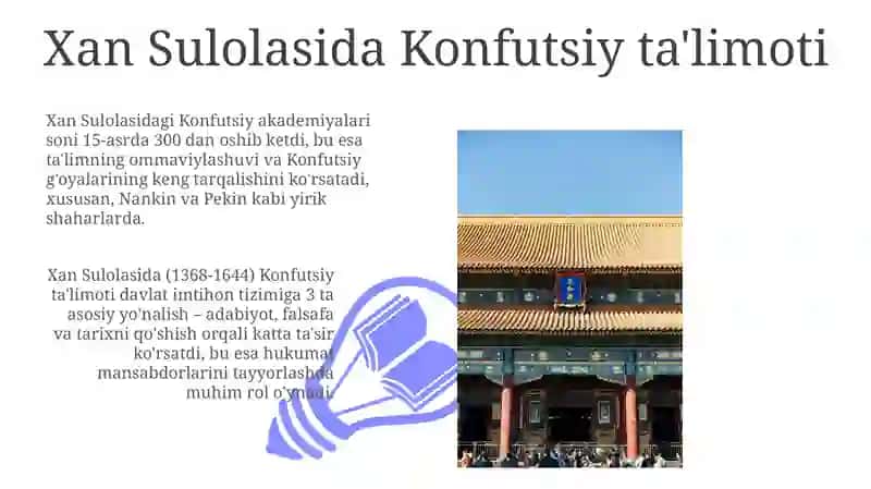 Xan Sulolasida Konfutsiylik mafkurasi 3