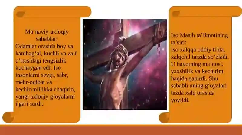 XRISTIANLIK DINI TARIXI VA ASOSIY G'OYALAR 3