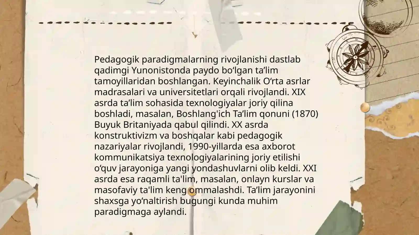 Pedagogik paradigmalar va ularning ijtimoiy taraqqiyotidagi ahamiyati 3