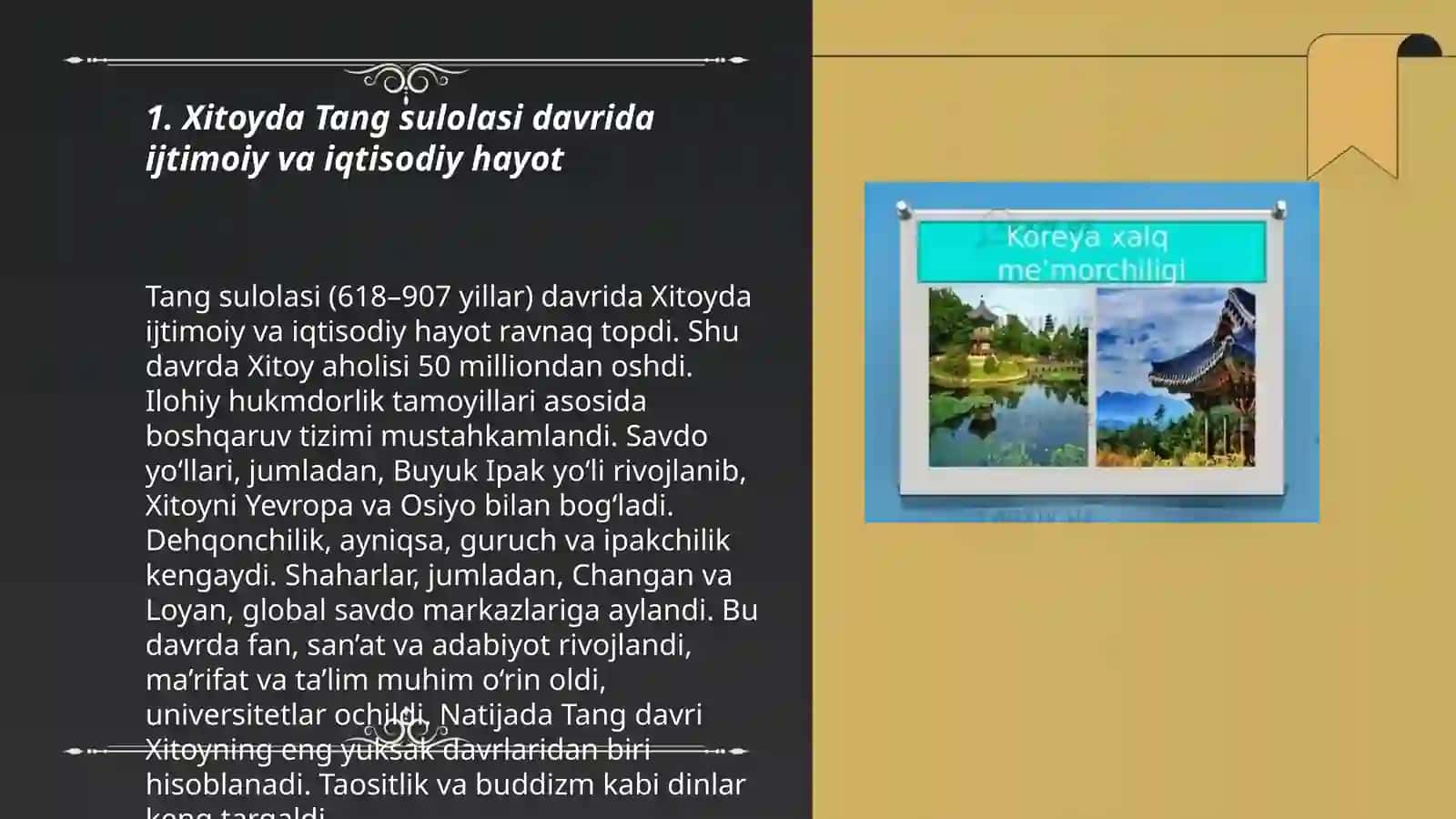 Xitoyda Tang sulolasi davrida ijtimoiy va iqtisodiy hayot 3