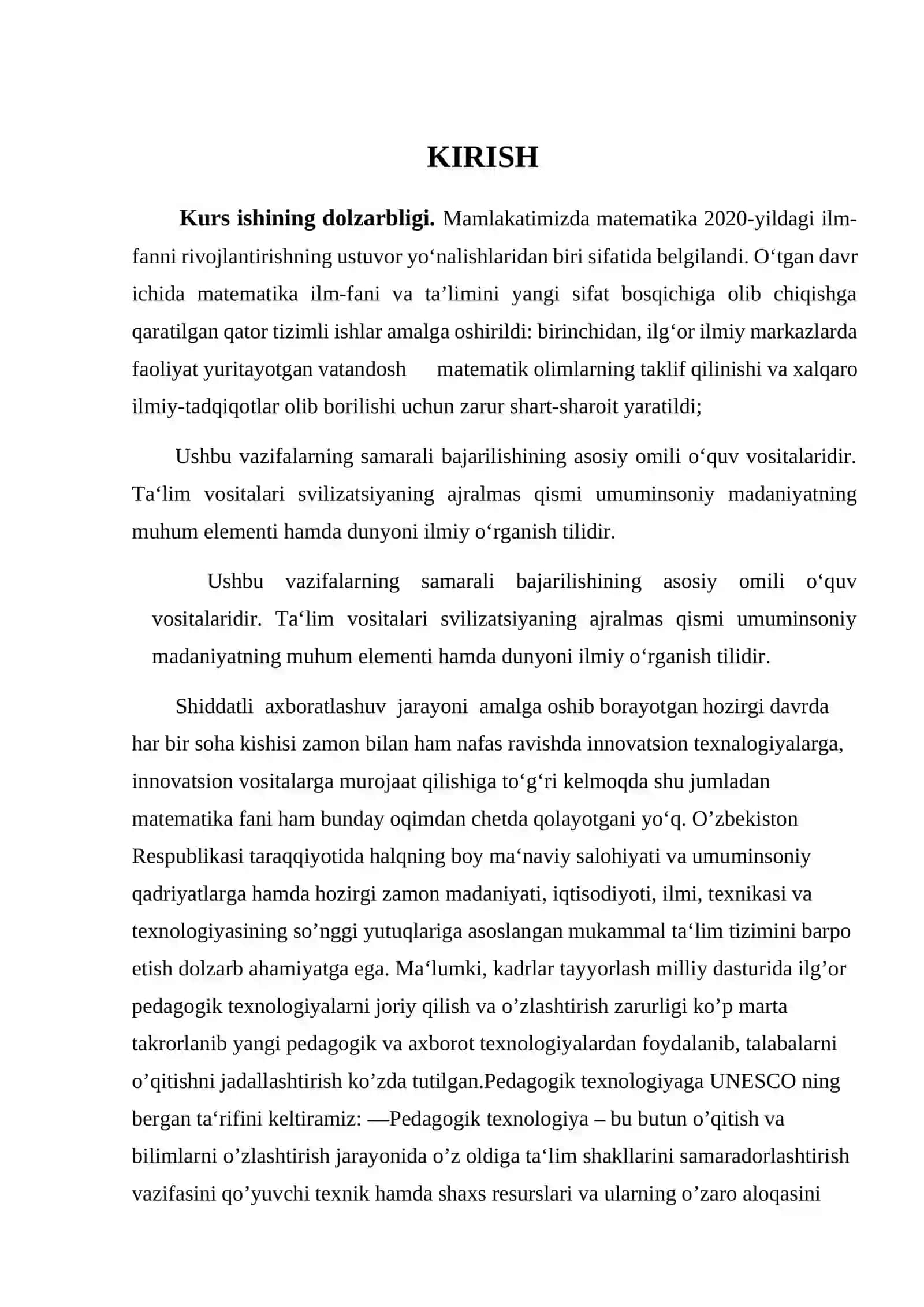 Aniq integralni geometriyaning ba’zi masalalariga tatbiqi 3