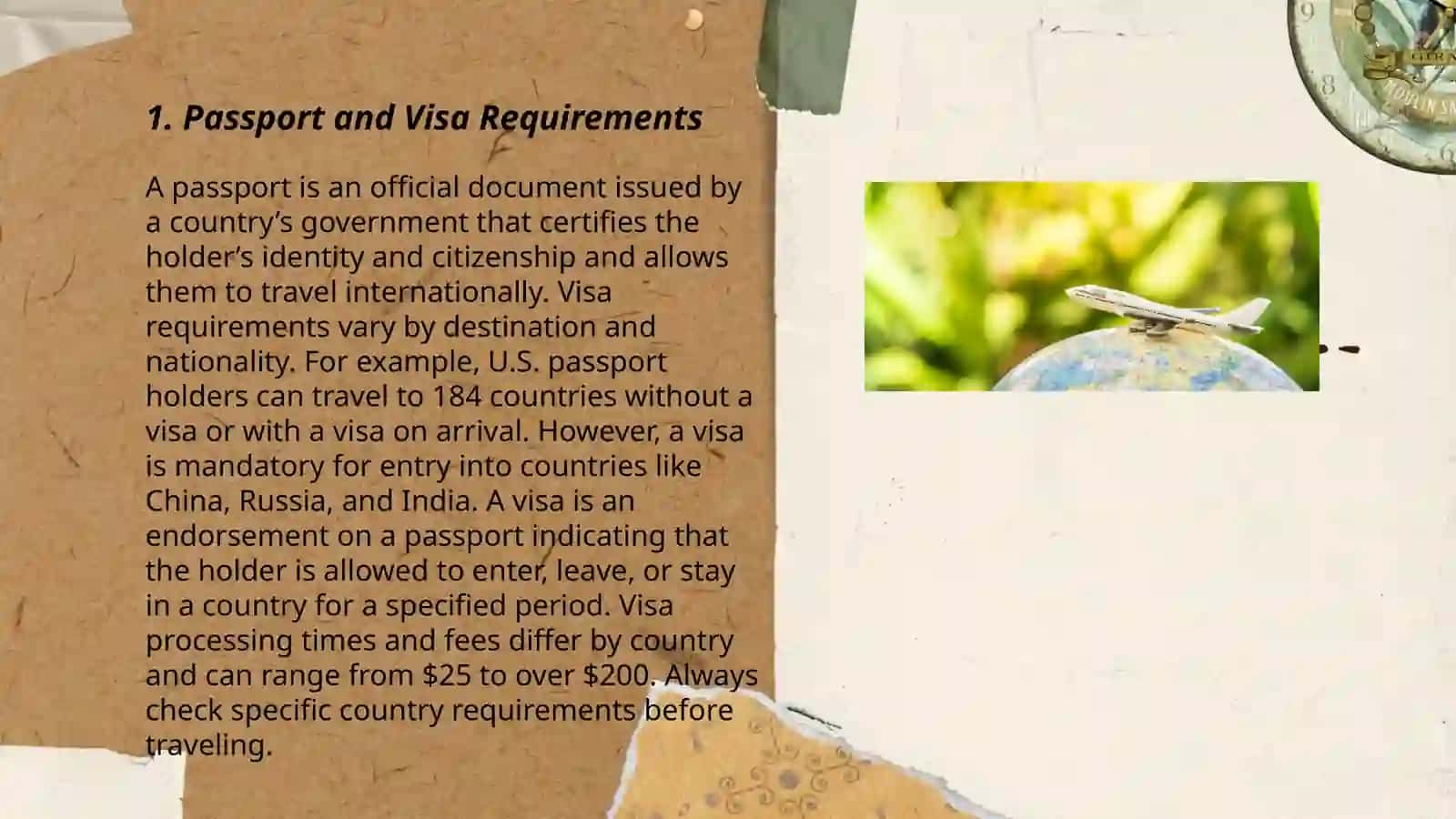 Passport and Visa Requirements 3