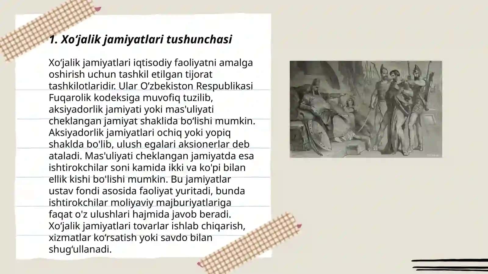 Xoʻjalik jamiyatlarini qayta tashkil etish va tugatish 3