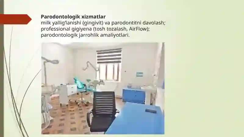 Stomatologiya klinikasi, uning turlari, kategoriyalari. Tibbiy xodimlarning kadrlar bilan taminlash standartlari va funksional majburiyatlari. Tish klinikasinimg hujjatlari 3