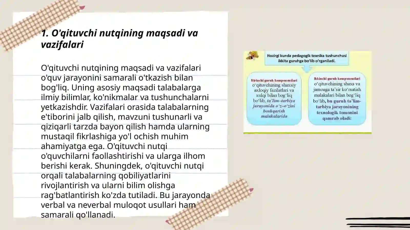 O'qituvchining pedagogik faoliyatida nutq texnikasi 3