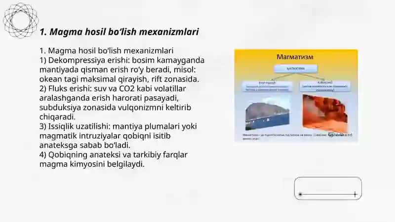 Magmatizm, metamorfizm jarayonlari 3