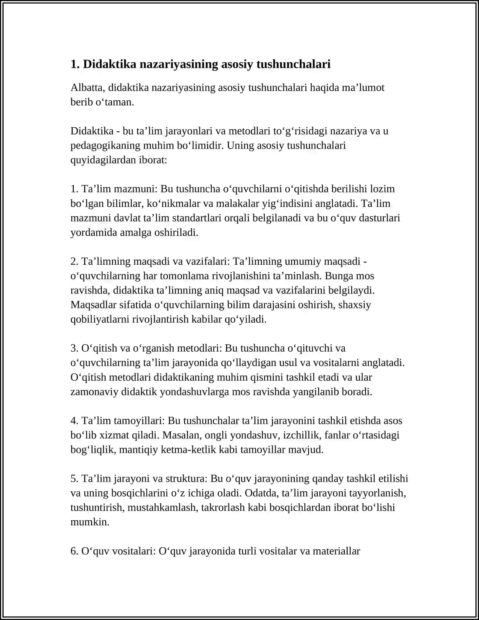 DIDAKTIKA TA’LIM NAZARIYASI SIFATIDA 3