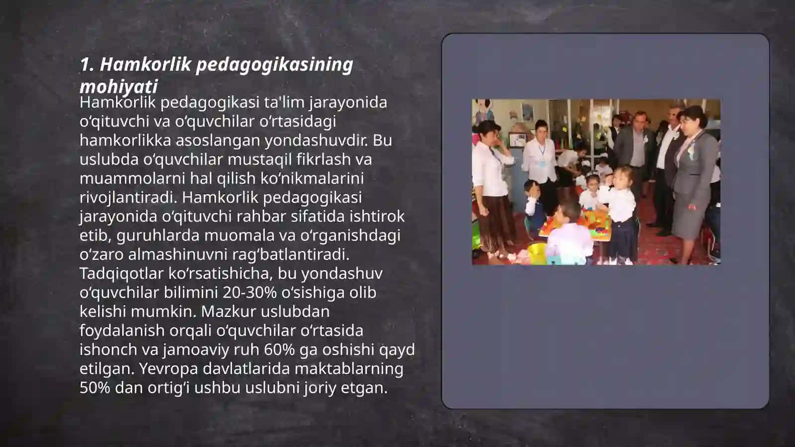 Hamkorlik pedagogikasining kantseptual ğoyalari 3