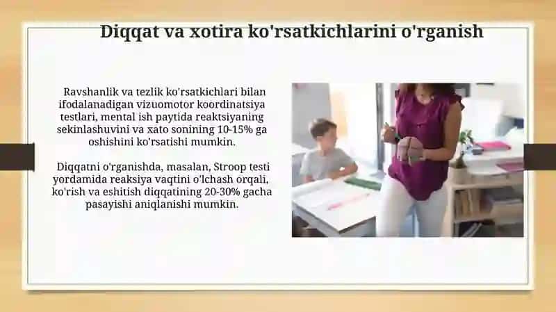 Aqliy mehnat bajarganda organizmning funksional holatni baholash 3