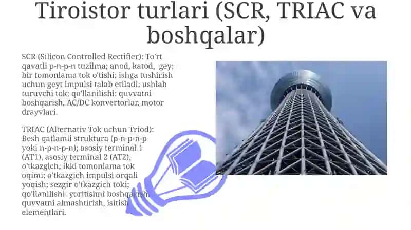 Simistor tuzilishi va ishlash prinsipi, asosiy xarakteristikalari 3
