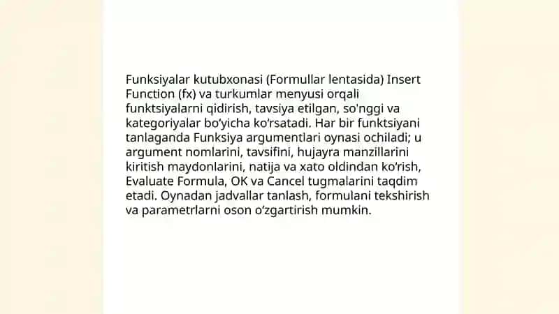 Funksiyalar kutubxonasi 3