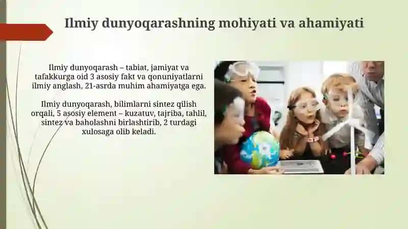 Ilmiy dunyoqarash va intellektual tarbiya 3