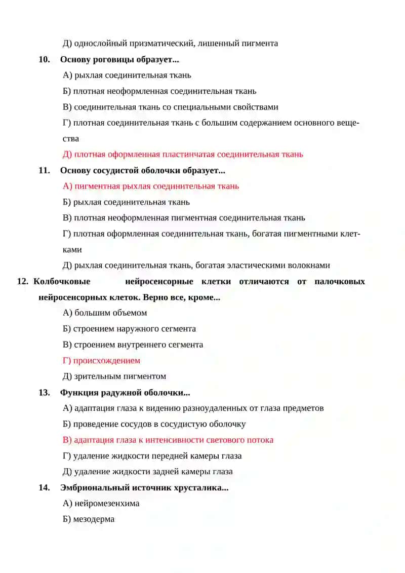Органы чувств 3