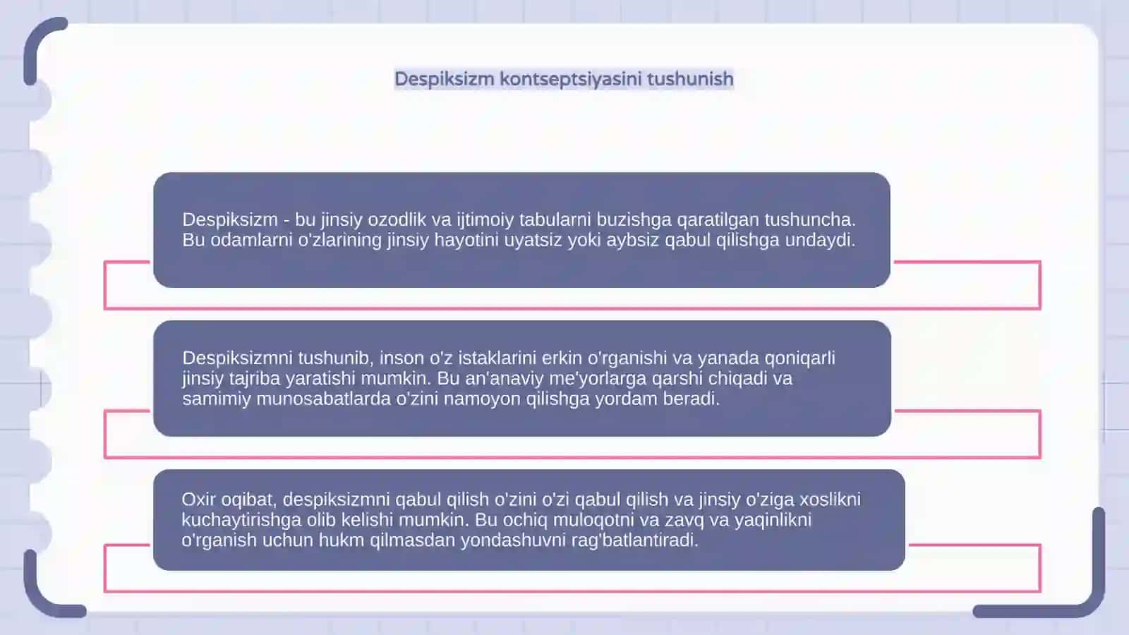 Jinsiy despixizm tushushchasi 3