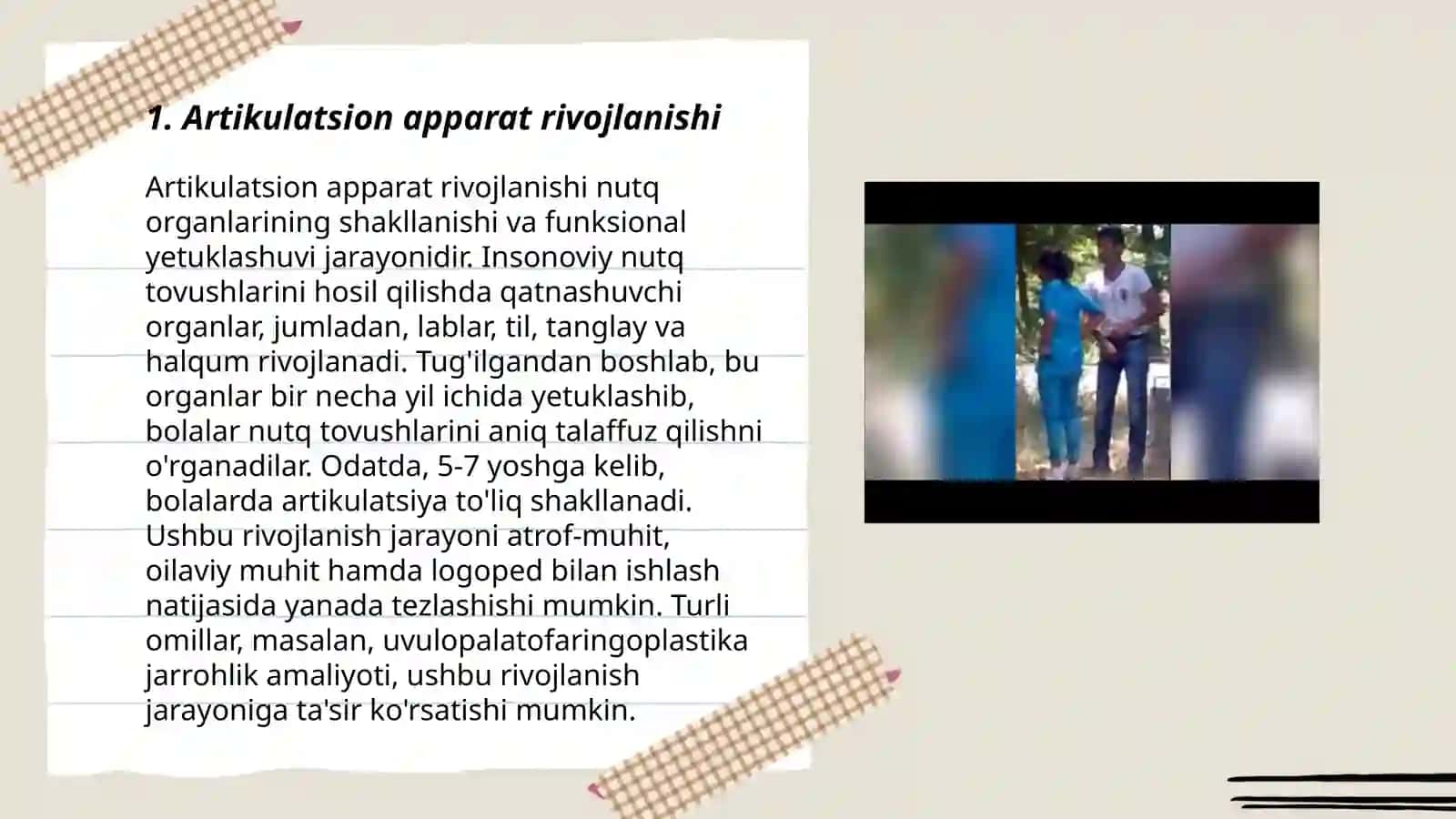 Logopedik tekshirish 3