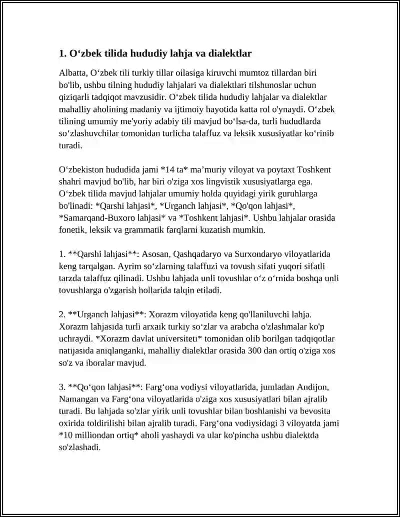 Oʻzbek Tilida Variativlik 3