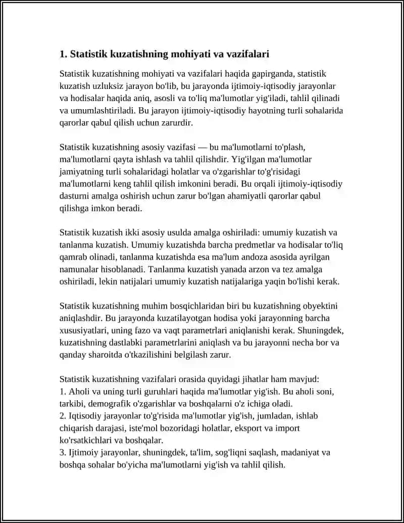 STATISTIK KUZATISH MOHIYATI VA AXAMIYATI 3